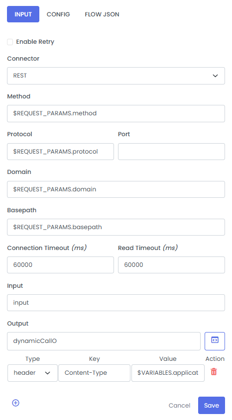 Dynamic Datasource Connector Configuration